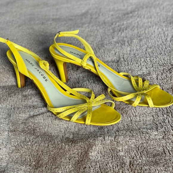Marc Jacobs Strappy Heeled Sandals - Picture 3 of 8